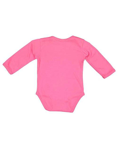 Rabbit Skins Infant Long Sleeve Baby Rib Bodysuit