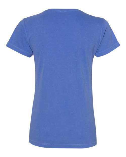 Comfort Colors Women's Garment-Dyed Midweight V-Neck T-Shirt Womens Apparel Shirts & Tops