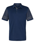 Adidas Men's Striped Sleeve Polo-1