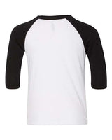 BELLA + CANVAS Toddler's Three-Quarter Sleeve Baseball Tee