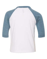 BELLA + CANVAS Toddler's Three-Quarter Sleeve Baseball Tee