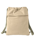 Authentic Pigment Unisex Pigment-Dyed Canvas Cinch Sack Authentic Pigment