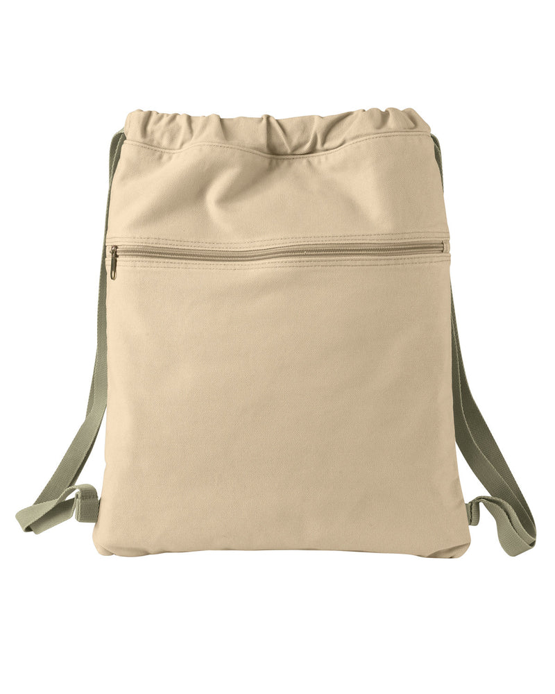 Authentic Pigment Unisex Pigment-Dyed Canvas Cinch Sack