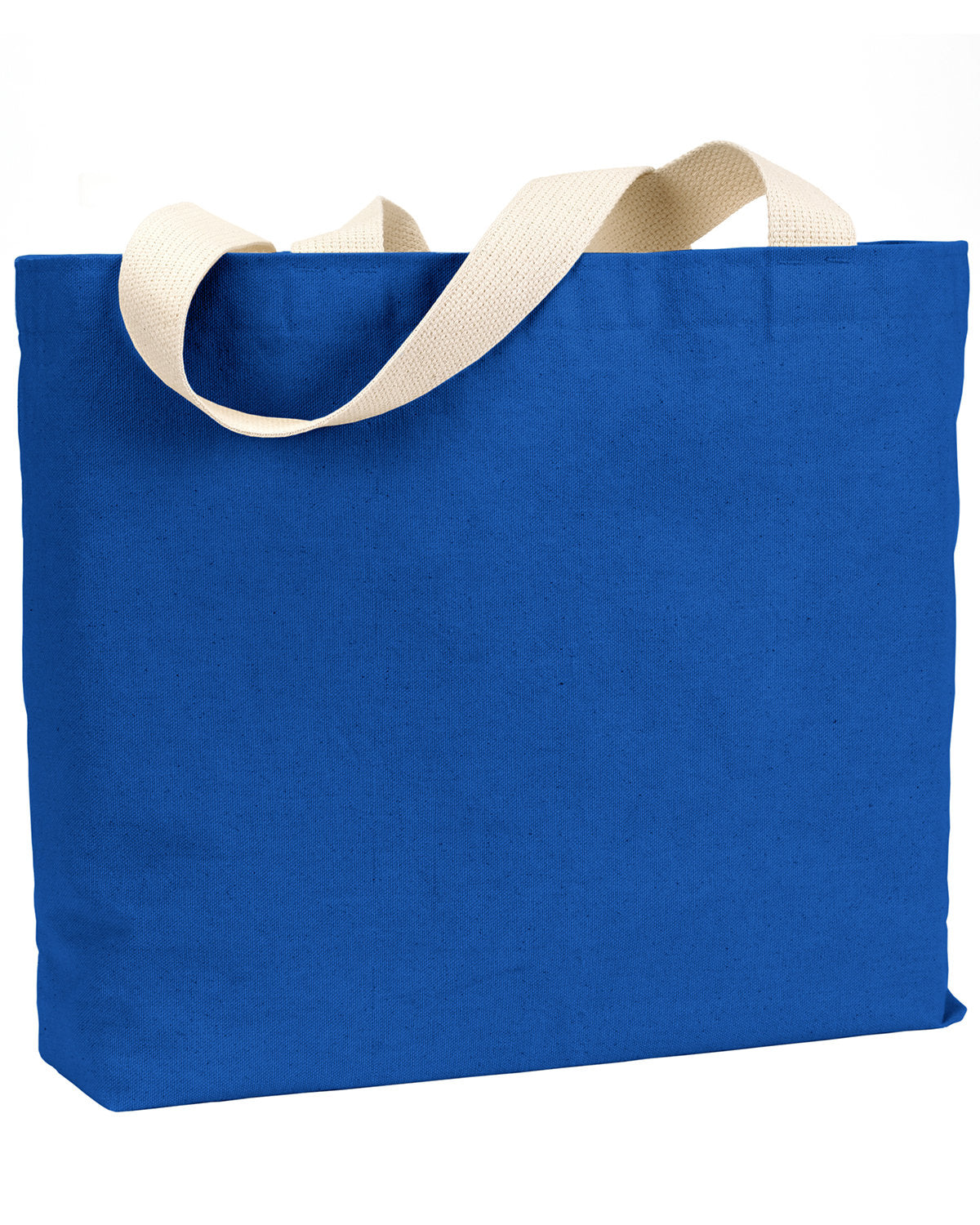 Bayside Unisex 12 oz., Cotton Canvas Jumbo Tote Bayside