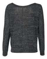 BELLA + CANVAS Women's Flowy Off Shoulder Long Sleeve Tee