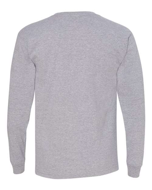 Bayside USA-Made 100% Cotton Long Sleeve T-Shirt Bayside