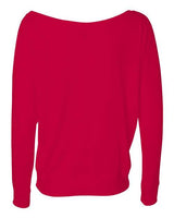 BELLA + CANVAS Women's Flowy Off Shoulder Long Sleeve Tee