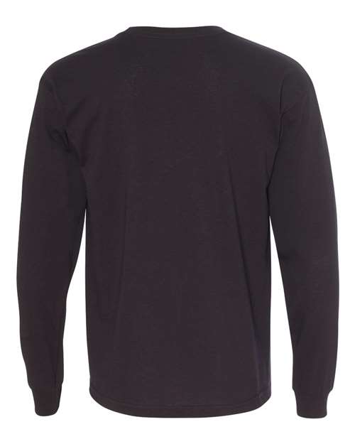 Bayside USA-Made 100% Cotton Long Sleeve T-Shirt Bayside