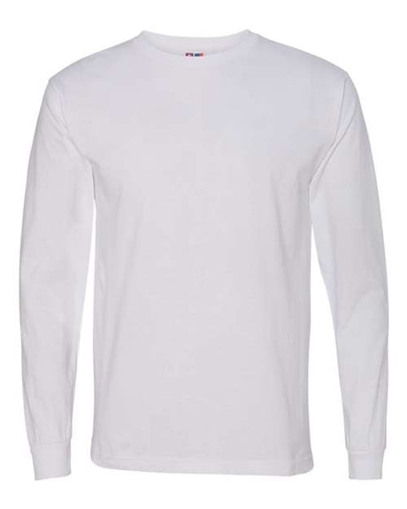 Bayside USA-Made 100% Cotton Long Sleeve T-Shirt Bayside