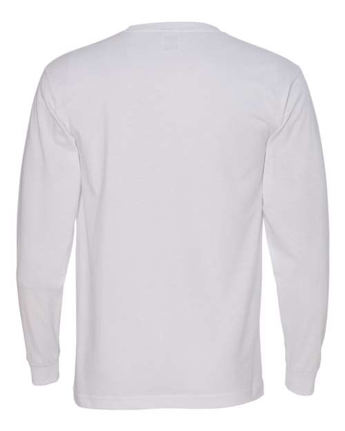Bayside USA-Made 100% Cotton Long Sleeve T-Shirt Bayside
