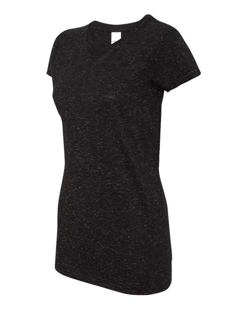 J. America Women's Glitter T-Shirt J. America