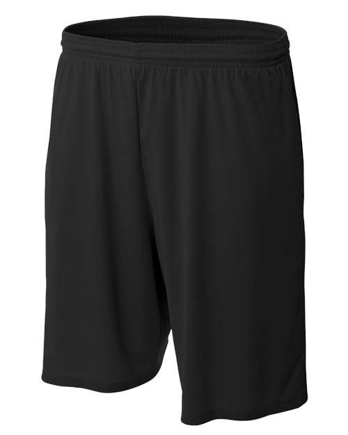 A4 Men's 9" Moisture Management Shorts with Side Pockets