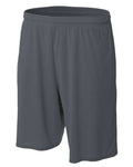 A4 Men's 9" Moisture Management Shorts with Side Pockets