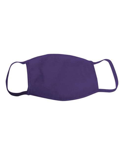 Bayside USA-Made 100% Cotton Face Mask - 25 Pack