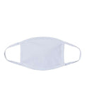 Bayside USA-Made 100% Cotton Face Mask - 25 Pack Bayside