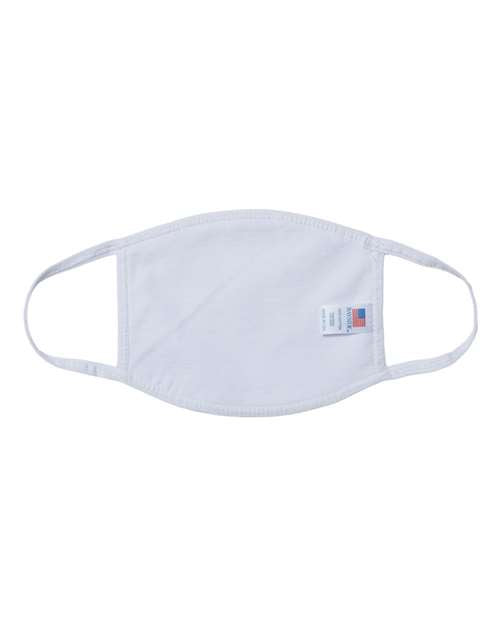 Bayside USA-Made 100% Cotton Face Mask - 25 Pack Bayside