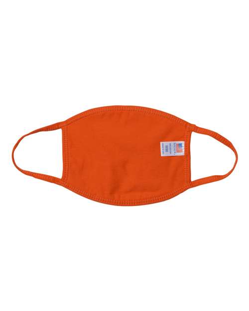 Bayside USA-Made 100% Cotton Face Mask - 25 Pack Bayside