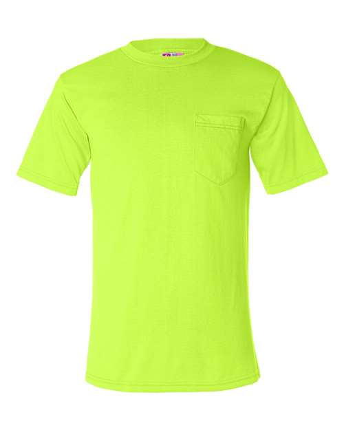 Bayside Men's USA-Made 50/50 T-Shirt with a Pocket Bayside