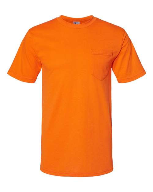 Bayside Men's USA-Made 50/50 T-Shirt with a Pocket Bayside