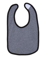 Rabbit Skins Infant Contrast Trim Premium Jersey Bib Rabbit Skins