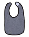 Rabbit Skins Infant Contrast Trim Premium Jersey Bib Rabbit Skins