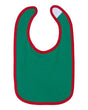 Rabbit Skins Infant Contrast Trim Premium Jersey Bib Rabbit Skins