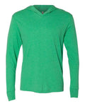 Next Level Men's Triblend Hooded Long Sleeve Pullover T-Shirt-1