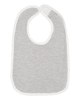 Rabbit Skins Infant Contrast Trim Premium Jersey Bib Rabbit Skins