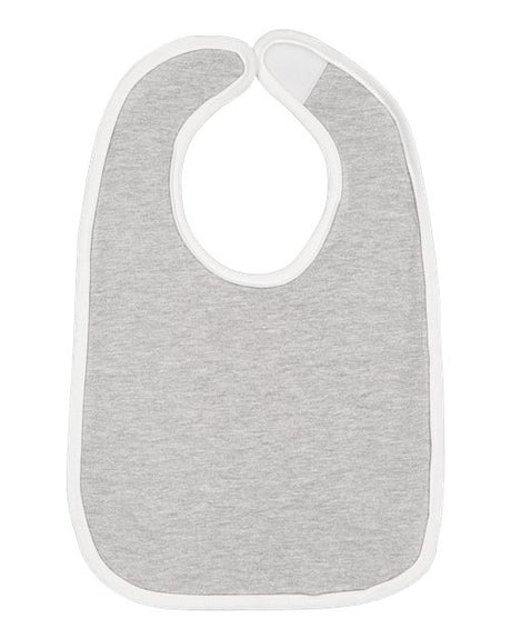 Rabbit Skins Infant Contrast Trim Premium Jersey Bib Rabbit Skins