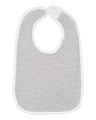 Rabbit Skins Infant Contrast Trim Premium Jersey Bib Rabbit Skins