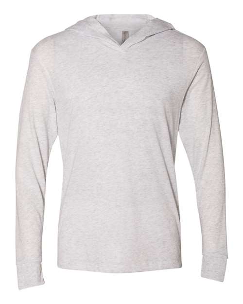 Next Level Men's Triblend Hooded Long Sleeve Pullover T-Shirt-1