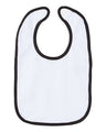 Rabbit Skins Infant Contrast Trim Premium Jersey Bib Rabbit Skins