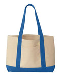 Liberty Bags Leeward Boater Tote Bag Liberty Bags
