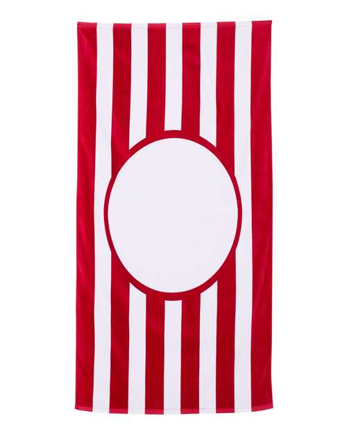 Carmel Towel Company Striped Beach Towel Carmel Towel Company