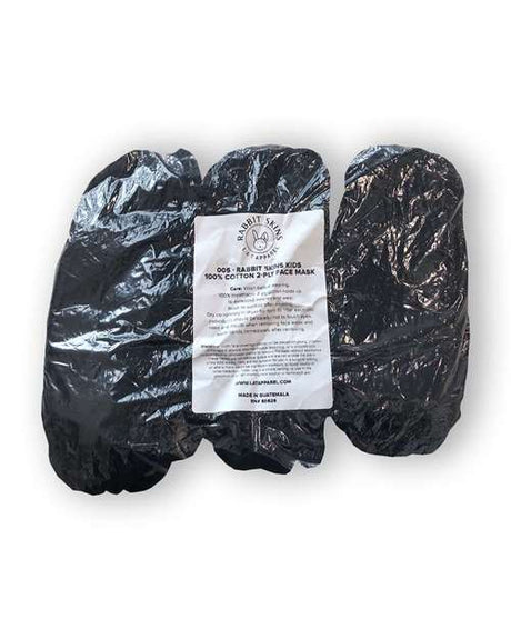Rabbit Skins Youth 100% Cotton 2-Ply Face Masks - 50 Pack Rabbit Skins
