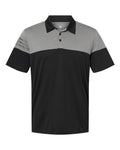 Adidas Men's Heathered 3-Stripes Colorblock Polo-1