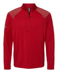 adidas Men's Shoulder Stripe Quarter-Zip Pullover adidas
