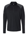 adidas Men's Shoulder Stripe Quarter-Zip Pullover adidas