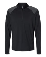 adidas Men's Shoulder Stripe Quarter-Zip Pullover adidas