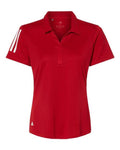 adidas Women's Floating 3-Stripes Polo-1