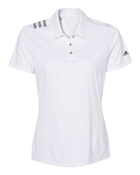 adidas Women's 3-Stripes Shoulder Polo-1
