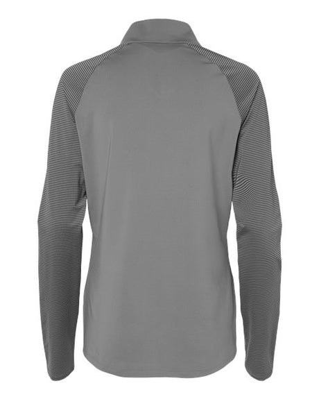 adidas Women's Stripe Block Quarter-Zip Pullover adidas
