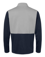 adidas Men's Textured Mixed Media Quarter-Zip Pullover adidas