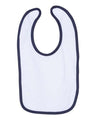Rabbit Skins Infant Contrast Trim Premium Jersey Bib Rabbit Skins