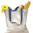 BAGedge Unisex Canvas Tote with Contrasting Handles BAGedge