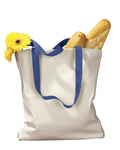 BAGedge Unisex Canvas Tote with Contrasting Handles BAGedge