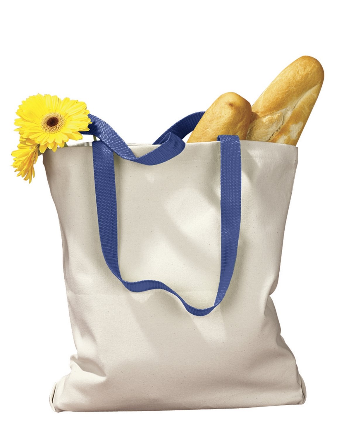 BAGedge Unisex Canvas Tote with Contrasting Handles BAGedge