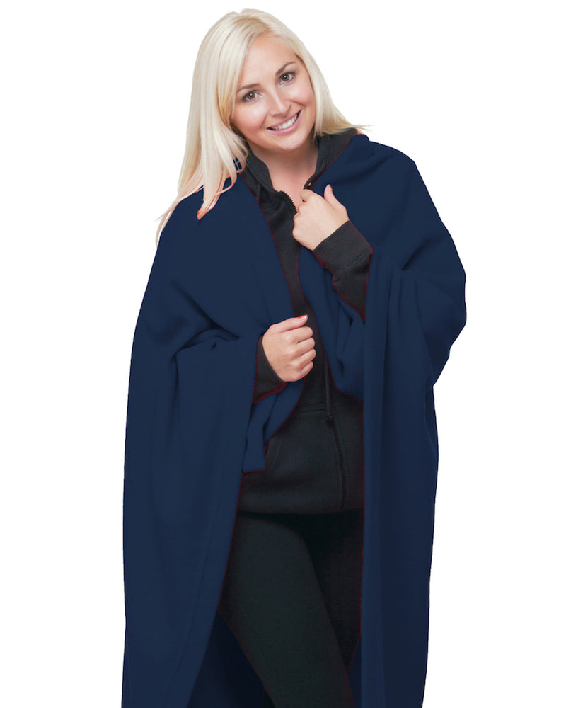 Bayside Unisex Polyester Stadium Fleece Blanket
