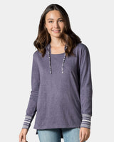 MV Sport Women's Heathered Jersey Hooded Tunic