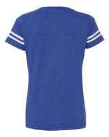 LAT Women's Football V-Neck Fine Jersey T-Shirt LAT